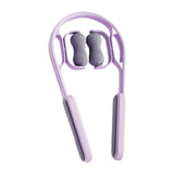 Maxbell Cervical Spine Neck Massager Roller Ergonomic Comfortable for Neck Waist Arm Purple