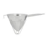 Maxbell Cone Mesh Strainer with Stand with Base with Long Handle for Tea Coffee Flour 25cm