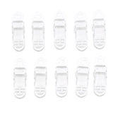 Maxbell Maxbell 10 Pieces Plastic Tie Down Emergency Awning Set Tarp Clips Tent Clamps Clear