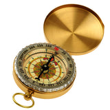 Maxbell Maxbell Vintage Charm Brass Pocket Compass for Keychain Cycling Cycle Hiking Camping