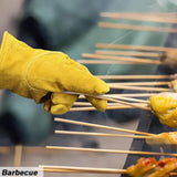 Maxbell Grilling Gloves Portable Cooking Mitts Oven Gloves for Cooking Home Barbecue