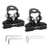 2x Generic LED Light Bar Mounting Brackets Work Pod Light Mount Clamps Black