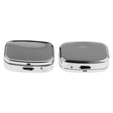 Maxbell Maxbell 2 Pieces Vitamin Medicine Tablet Box Pill Storage Cases Rectangle 2 Slots