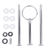 Maxbell 2 sets VINTAGE 3 Tier Ring Round Cake Cupcake Plate Stand Handle /Fittings