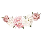 Maxbell Peony Flowers Wall Sticker Waterproof PVC