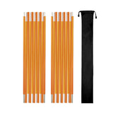 Maxbell 2 Pieces Tent Poles Folding 3.2M Ultralight Tent Accessories for Backpacking