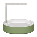 Maxbell Automatic Parrot Bathtub Cage Accessory Lovebird Shower Fountain for Budgie White