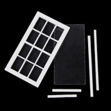 Maxbell 1:12 Scale Dolls House Miniature Wooden 12 pane Window Frame White