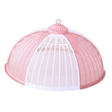 Food Cover Upgraded Large Serving Dish Cover Food Dome for BBQ Party Outdoor pink