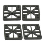 Maxbell 4 Pieces Skateboard Longboard Shock Pads Risers 4mm Black - Aladdin Shoppers