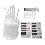 Maxbell 10Pcs Halloween Drinks Bags Party Drinking Pouches for Party with 60ml syringe