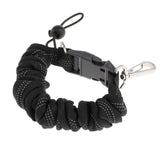 Diving Camera Lanyard with Quick Release Buckle Durable Scuba Diving Lanyard black