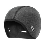 Winter Helmet Liner Cap Windproof for Outdoor Activities Skiing Motorcycling with Ponytail Hole