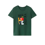 Maxbell Maxbell Women's T Shirt Summer Fashion Basic Tee Shirt for Walking Camping Commuting S Green