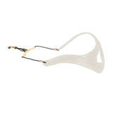 Maxbell Saxophone Shoulder Harness Comfortable Saxophone Strap for Baritone Sax Alto White