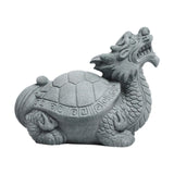 Maxbell Dragon Turtle Tea Pet Ornaments Dragon Turtle Figurines for Teahouse Bedroom M