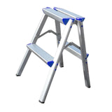 Maxbell Foldable Ladder Car Beauty Factories Household Office Wide Pedal Step Ladder 2 Step