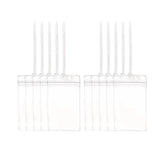 Maxbell 10x Clear Luggage Tags Portable Baggage Label for Outdoor Business Traveling