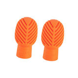 Maxbell 2x Drumstick Dampeners Portable Mute Replacement Drum Practice Tips for Drum Orange