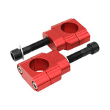Maxbell 28mm Handlebar Bar Mount Clamp Riser for Motorbike Motocross Dirt Bikes Red