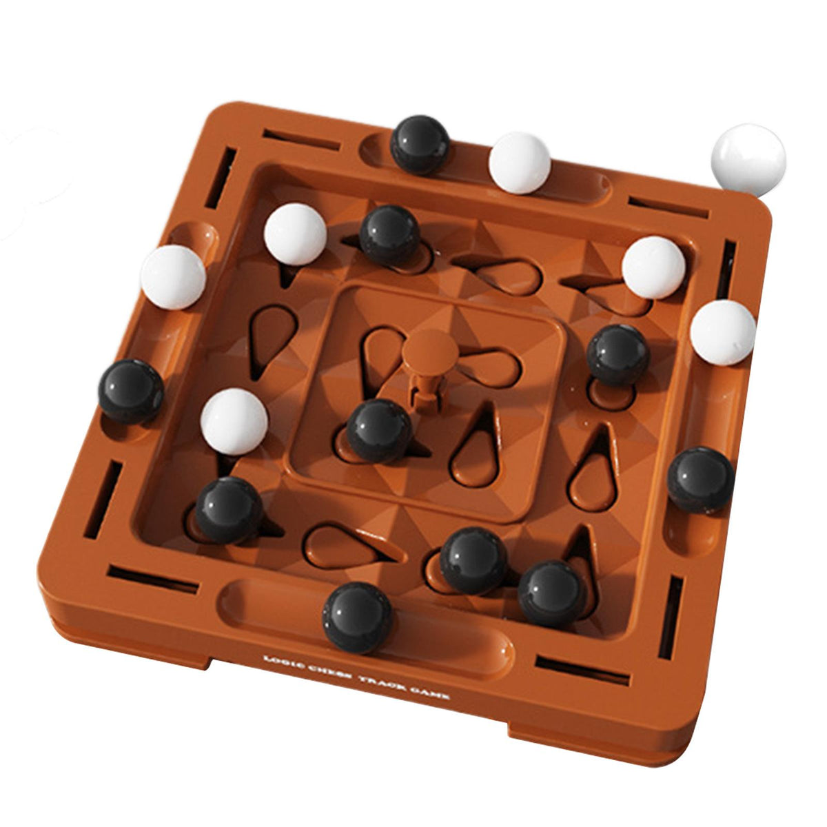Maxbell Logical Chess Track Brain Teaser Toy for Travel Camping Ages 7-14 Years Square