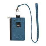 Maxbell RFID Blocking Wallet Portable Travel Accessory Travel Wallet for Travel Trip Blue