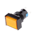 Maxbell 20xDC 12V Push Button Momentary Self Reset Square Switch with LED Light  Yellow