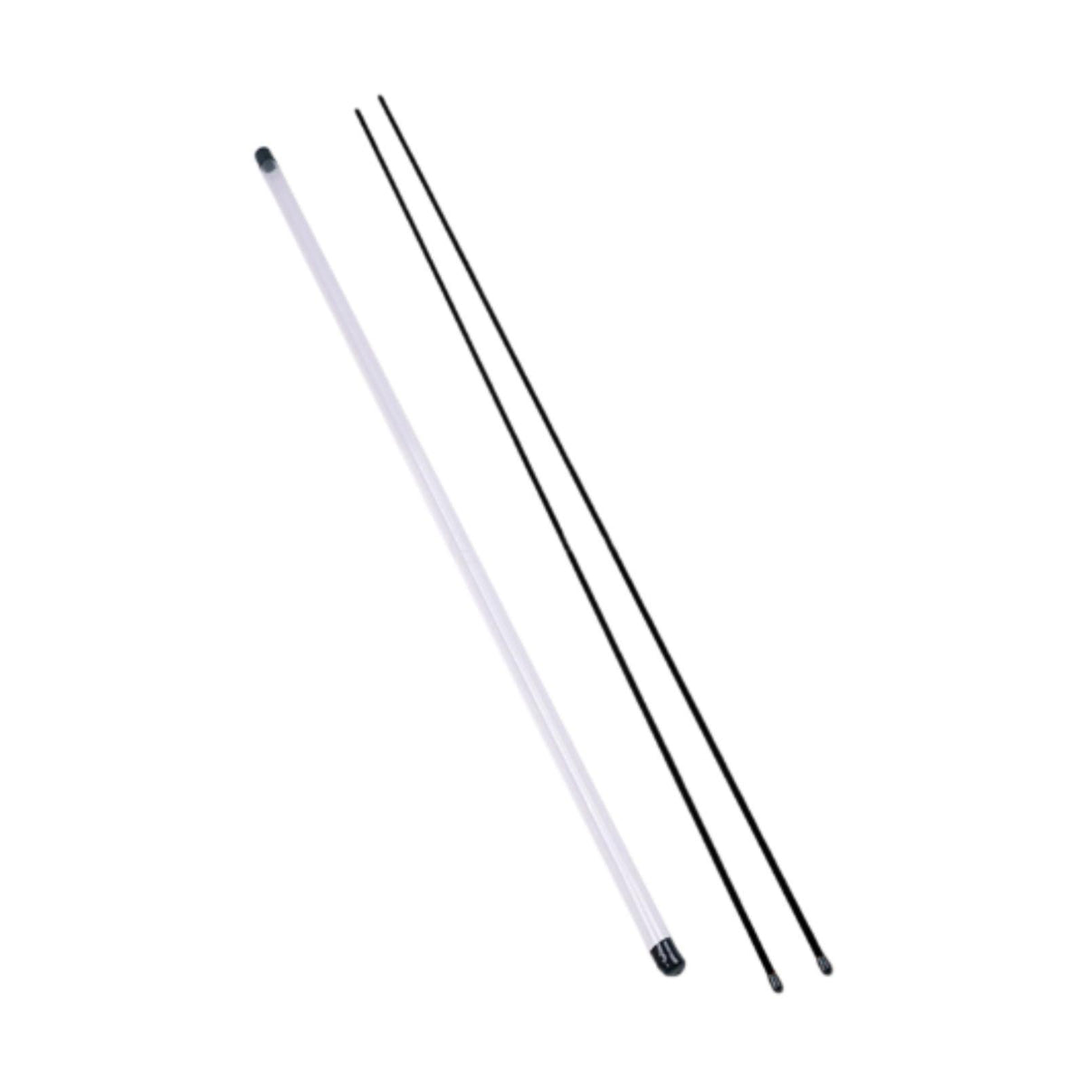 Maxbell 2x Golf Alignment Sticks Portable 48" for Aiming Putting Full Swing Practice black
