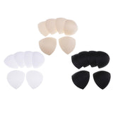 Maxbell 9 Pairs Soft Women's Triangle Bra Pads Inserts for Sports Bra Bikini
