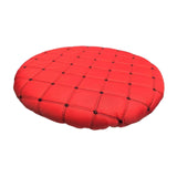 Maxbell Round Bar Stool Cover Soft AntiSlip Fashion Slipcover for Office Chairs Home Red