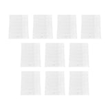 Maxbell 10 Sheets 42 Pocket Coin Pages Coin Album Pages 3 Hole Coin Collection Pages