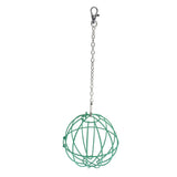 Maxbell Small Pet Grass Feeding Haning Ball with Chain Hook Hamster Toy for Rabbit