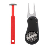 Maxbell Switchable Foldable Golf Divot Repair Tool with Ball Marker + Golf Sharpener - Aladdin Shoppers