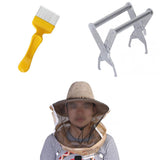 Maxbell Beekeeping Cowboy Hat Protective Mesh & Bee Hive Capture Grip Tool & Honey comb