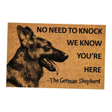 Maxbell Dog Door Mat Entry Rug Gift Entrance Door Mat for Indoor Outdoor Living Room 1 Dog
