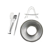 Maxbell Oil Filter Pan Anti Splashing Colander Oil Drain Pan for Baking Home Cooking