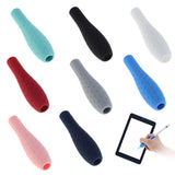 Maxbell 2xSilicone Pen Case Flat Capacitor Pen Holder Cover for Apple Pencil  black