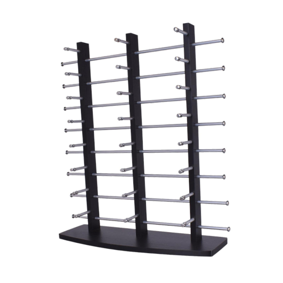 Maxbell Glasses Stand Multi Layers Sunglasses Holder for Malls Exhibition Countertop Black
