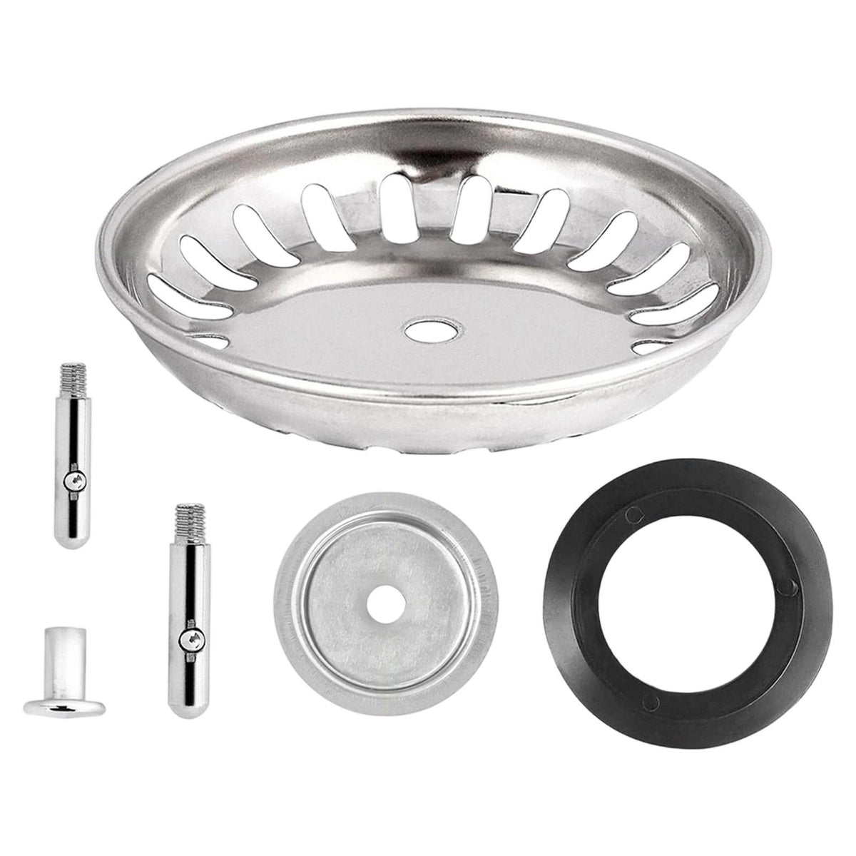 Maxbell Kitchen Sink Drain Strainer Sleek Drain Cover Sink Plug for Restaurant Hotel 8.2cm