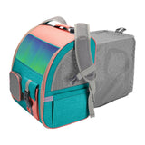 Maxbell Pet Carrier Backpack Expandable Rucksack for Kitty Small Dogs and Cats Puppy Green