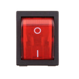 Maxbell 4xWaterproof Car Boat 4 Pin DPST Red LED Lighted Rocker Switch On/Off  Switch