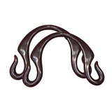 2Pcs Resin Handbag Handles Premium Supplies Gift Direct Replaces Hook Shaped Style D