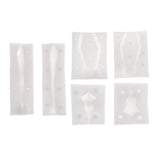 Maxbell 3 Set Polymer Clay Molds DIY Doll Bodies Fondant Cake Decorating Mold Tools