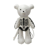 Maxbell Skeleton Bear Backpack Gothic Shoulder Bag for Travel Shopping