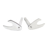 Maxbell 2 Pieces Motorcycle Stand Hooks Metal Heavy Duty Motorbike Accessory U Hooks