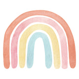 Maxbell Maxbell Rainbow Wall Decals Stickers for Kids Girls Room Wall Decor Solid Color