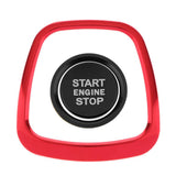 3 Pieces Engine Start Ignition Button Sticker+ Wheel Sticker Badge Trim