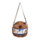 Maxbell Plush Capybara Crossbody Bag for Women Soft Shoulder Bag for Holidays Street