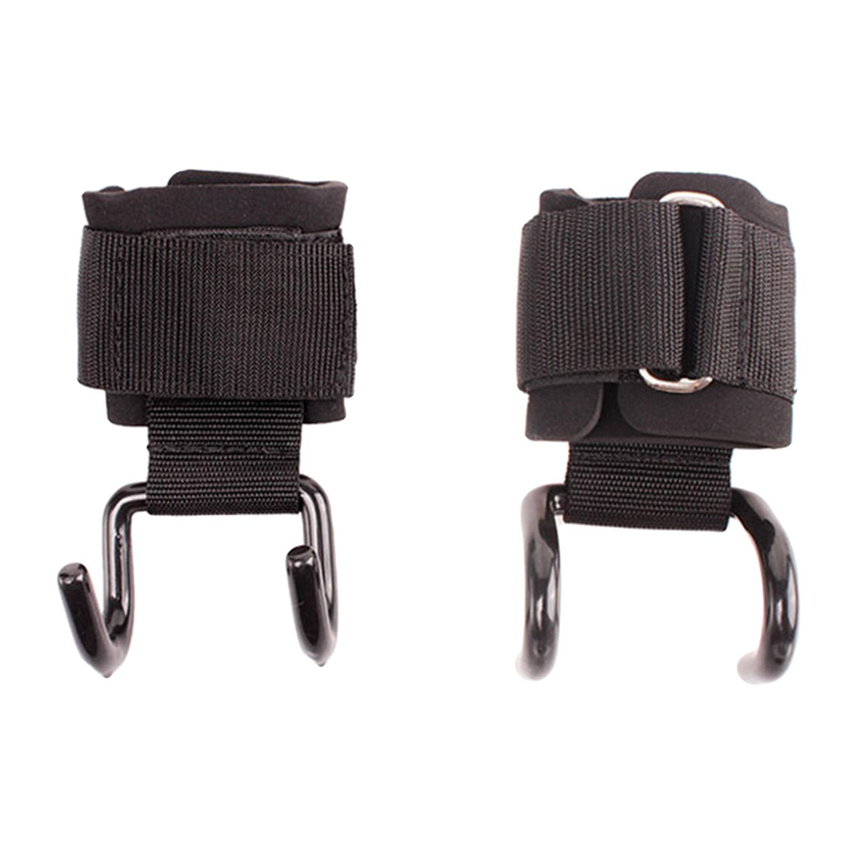 Maxbell 1 PAIR WEIGHT LIFTING POWER HOOKS WRIST GRIPS SUPPORT STRAPS GYM HOOK GLOVES 2 Hook