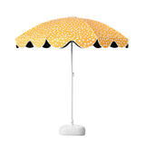 Maxbell Patio Umbrella Pool Beach Heavy Duty Shade Screen Replacement Parasol Canopy with Base